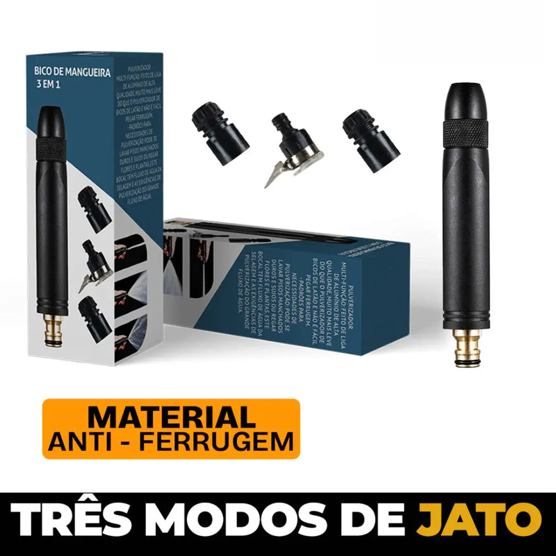 Bico de Mangueira Alta Pressão - Três Níveis de Jato