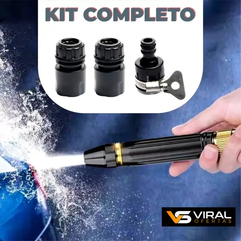 KIT Completo Bico de Mangueira Alta Pressão + Mangueira de 50 Metros de BRINDE