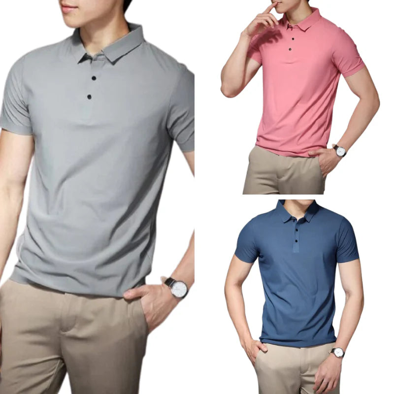 (Compre 1 Leve 3) Camiseta Masculina Anti Amassado, Anti Odor e Ultra Confortável