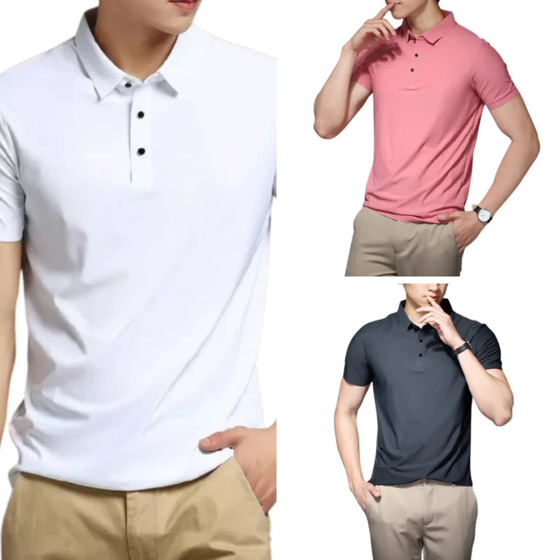 (Compre 1 Leve 3) Camiseta Masculina Anti Amassado, Anti Odor e Ultra Confortável