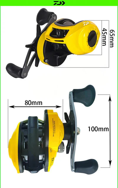 Carretilha Daiwa 18KG Drag 12+1 Rolamentos Anti-Cabeleira + Óculos SHIMANO de BRINDE!