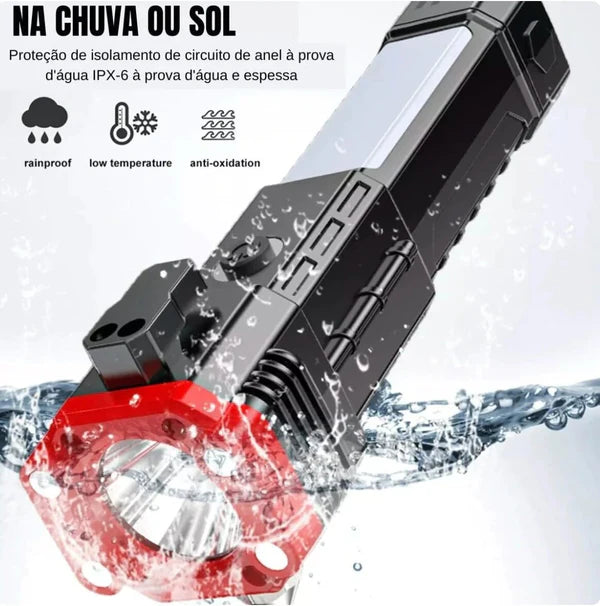 Lanterna Tática Indestrutível 4 em 1 - Ultra Potência - ÚLTIMO DIA NA PROMOÇÃO E FRETE GRÁTIS